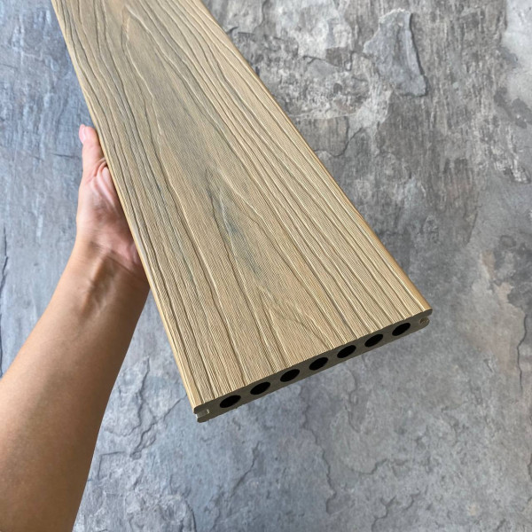 Террасная доска ДПК EasyDecking Ко-Экструзия 145х21 Дуб / Дрифтвуд