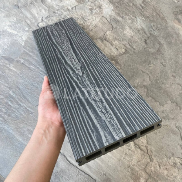 Террасная доска ДПК EasyDecking Вуд-Икс Микс 146х23 Серый Микс