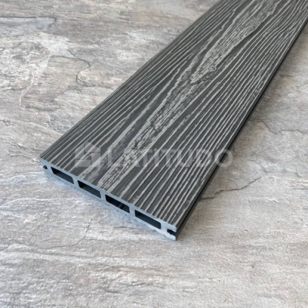 Террасная доска ДПК EasyDecking Вуд-Икс Микс 146х23 Серый Микс