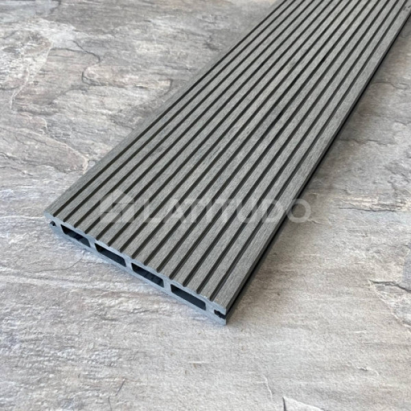 Террасная доска ДПК EasyDecking Вуд-Икс Микс 146х23 Серый Микс